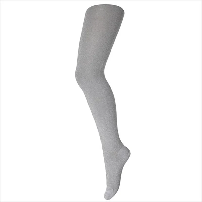 women tights with a control top for shapingMP Lurex Tights Silver
