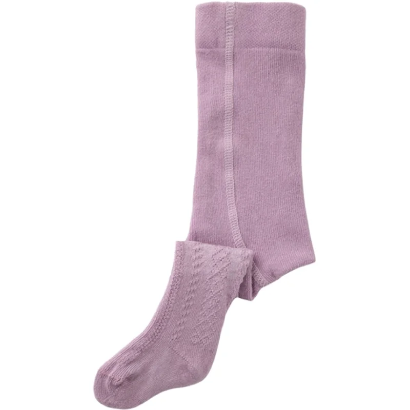 fleece - lined women tights for warmth in winterName it Lavender Mist Sigrid Pantyhose