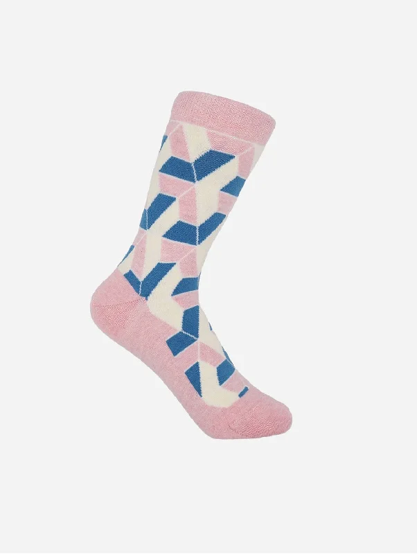 women tights with a UV - protection feature for outdoor activitiesVertex Women's Organic Cotton Socks | Pink women tights with a UV - protection feature for outdoor activitiesVertex Women's Organic Cotton Socks | Pink