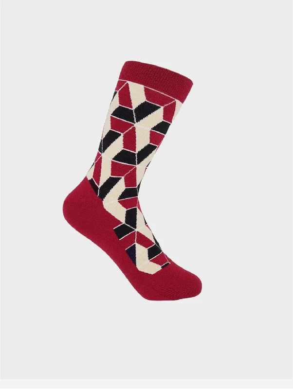 women tights for dance classes like ballet and jazzVertex Women's Organic Cotton Socks | Red women tights for dance classes like ballet and jazzVertex Women's Organic Cotton Socks | Red