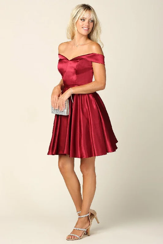 Homecoming Short Off Shoulder Dress Sale