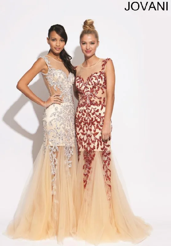 Jovani 926 Long Prom Fitted Dress