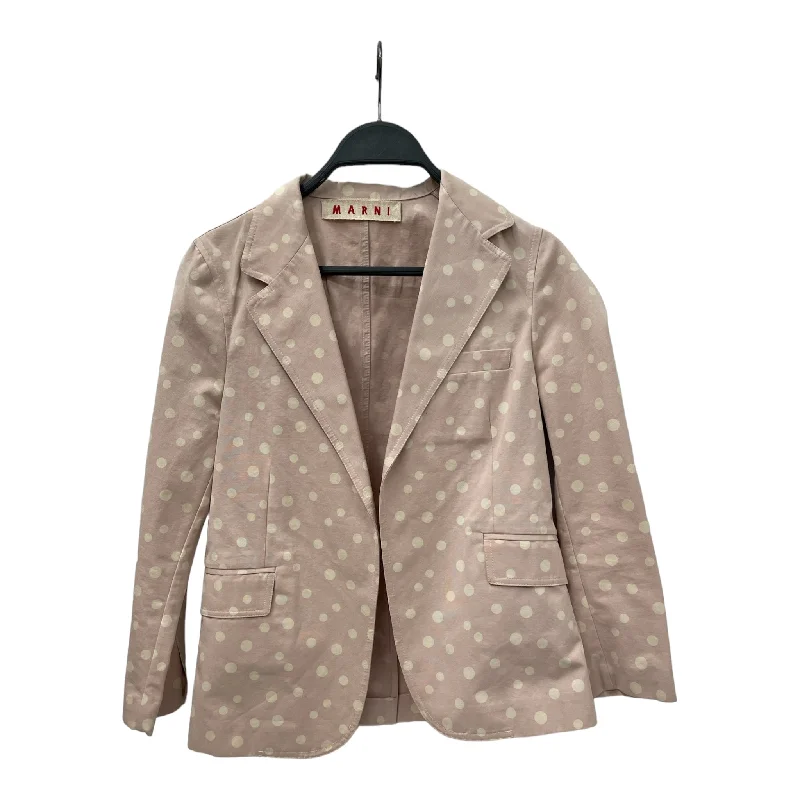 MARNI///Jacket/42/Polka dot/Cotton/PNK//W [Designers] Essentials/