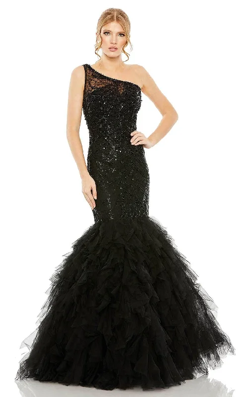 Mac Duggal 20545 - Embellished One-Shoulder Classic Prom Gown