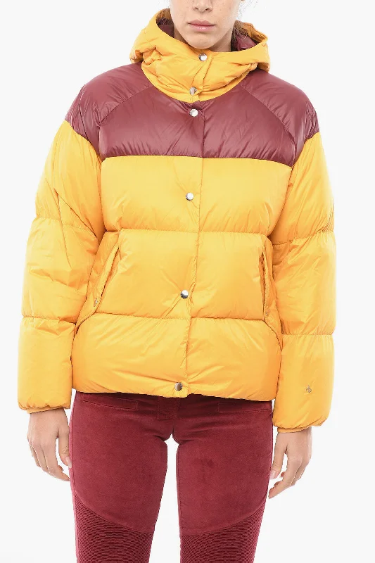 RAG&BONE Awning Striped SUNRISE Nylon Puffer Jacket