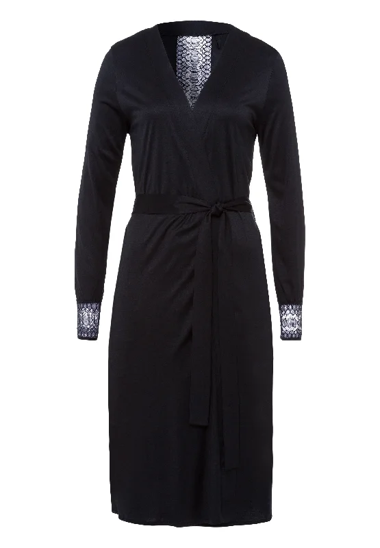 women robes for a hotel stay convenienceAmanda Robe | Black 76639-019