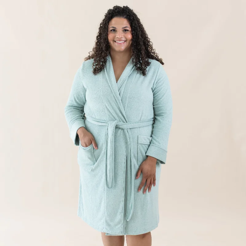 women robes for a girls' slumber partyAdult Robe in Sage