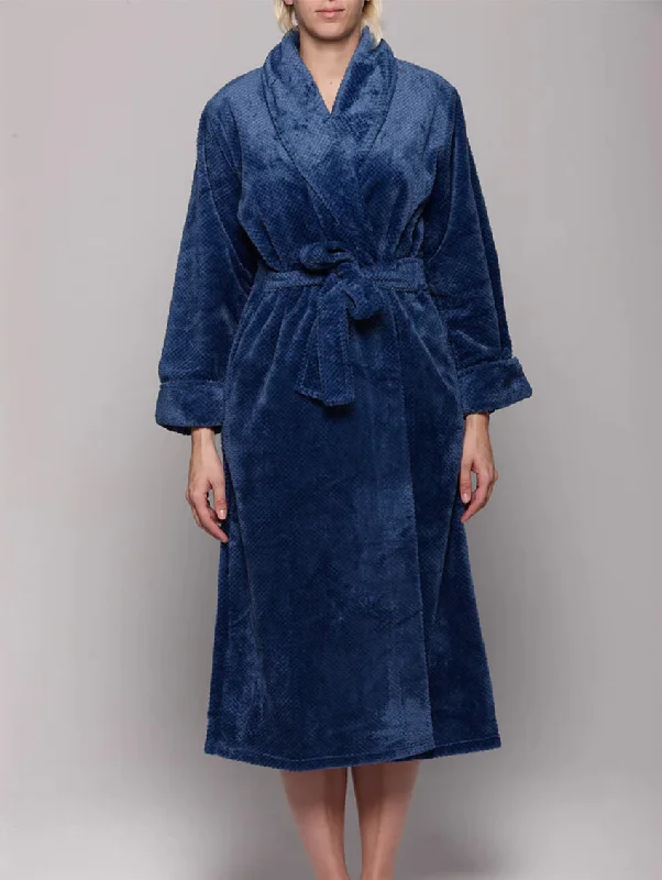 women robes with a geometric print for a trendy lookClaudel Cozy Bathrobe