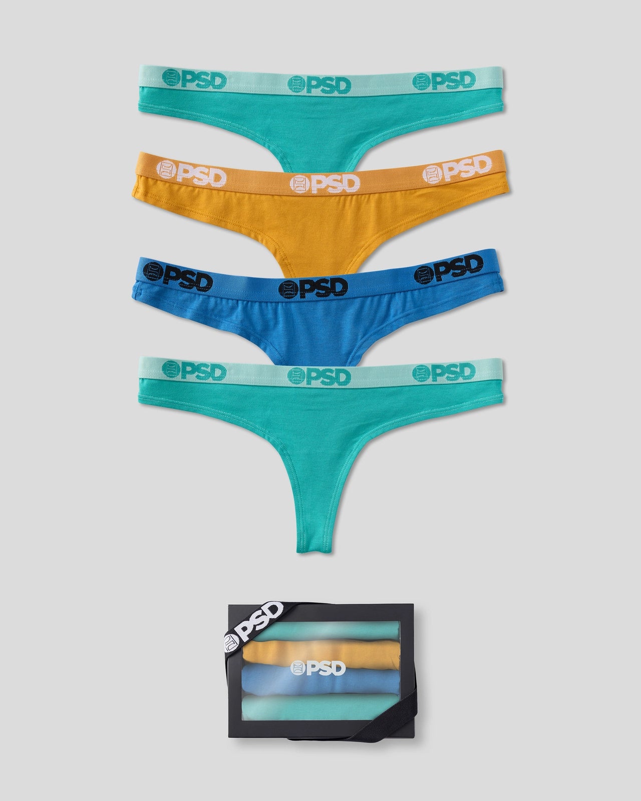 High - waisted thong shapewear for tummy and hip control​Modal 4 Pack - Fall