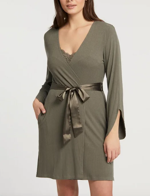 women robes for a hotel stay convenienceFleur’t Whisper Pointelle Robe
