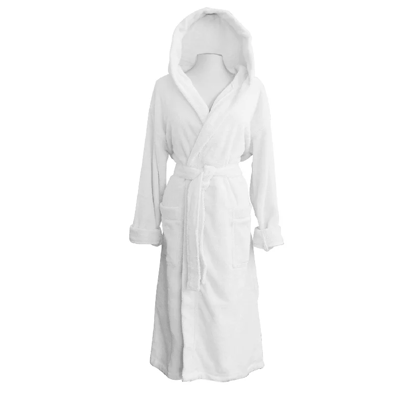 open - front women robes for easy wearIntimo Hooded Cotton Robe