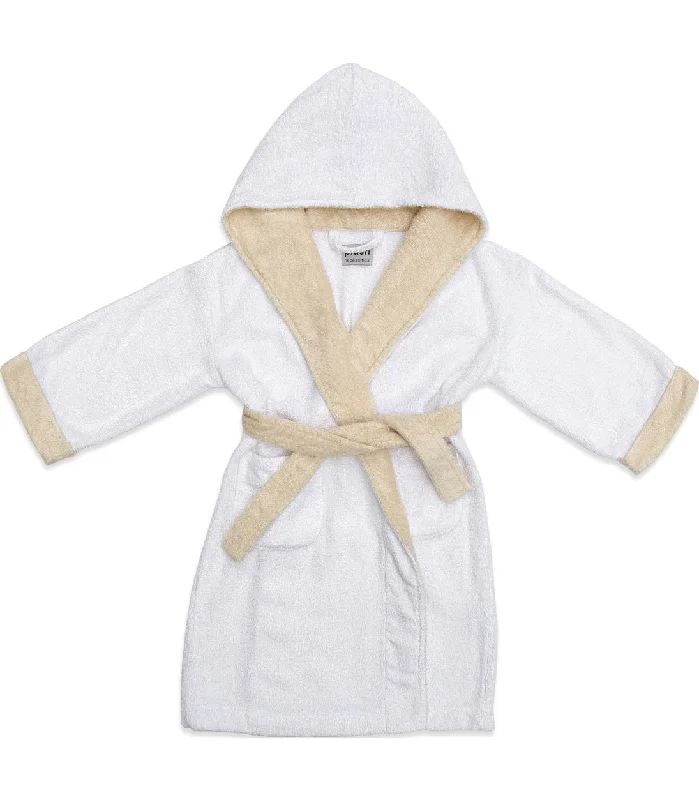 short - length women robes for a more casual lookPure Bliss Kids Bath Wrap