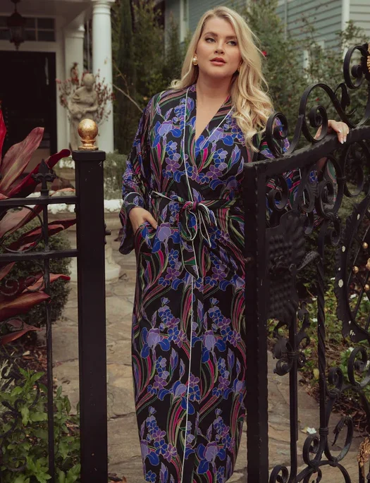 fleece women robes for warmth in winterKilo Brava The Modal Collection Maxi Robe
