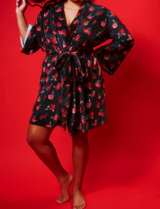 women robes for a girls' slumber partyKilo Brava The Velvet Collection Short Robe