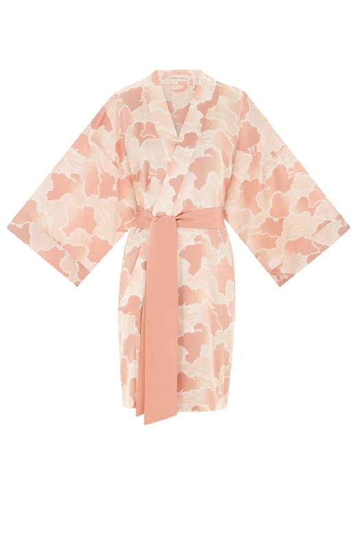 soft cotton women robes for comfortMimi Icarus Silk Kimono Robe