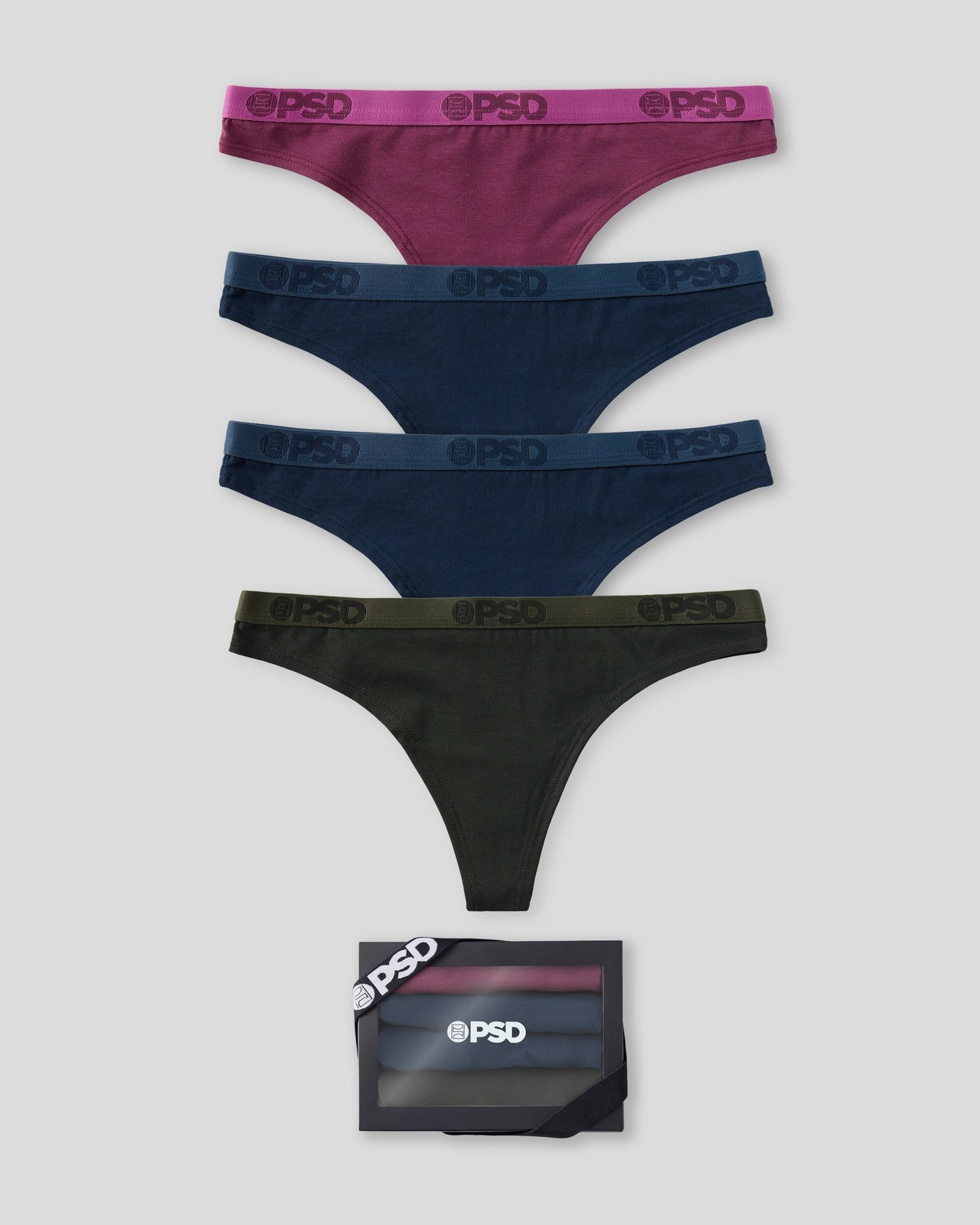Organic cotton eco - friendly women thongs​Modal 4 Pack - Mood