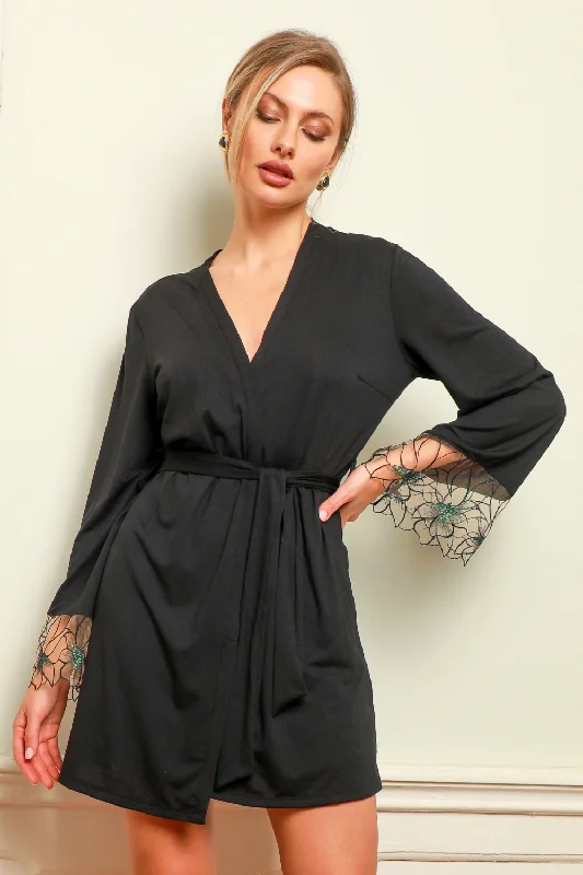 striped women robes in classic patternsDelicate Nymph Robe