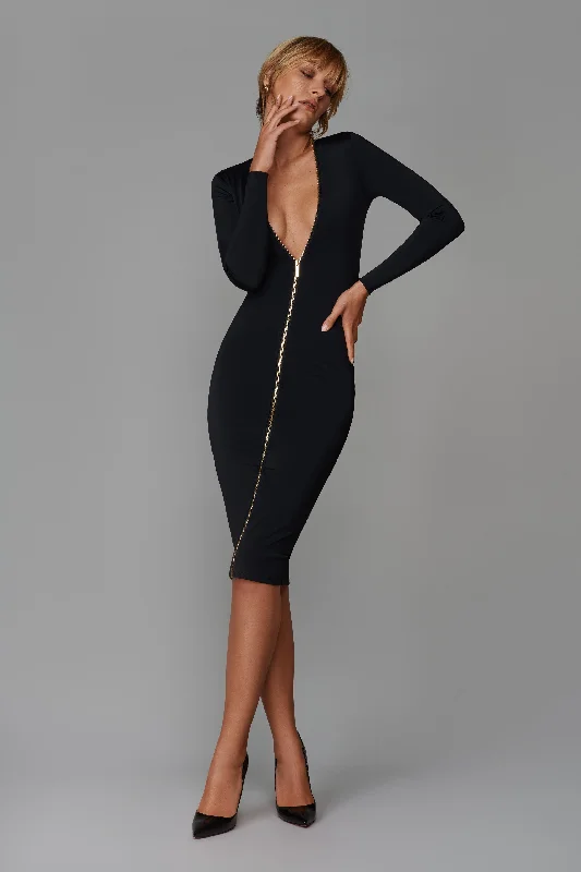 women robes for a stylish hospital stay021 Robe fermeture zip - Le Vestiaire