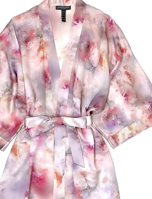 women robes for a work - from - home loungewear optionSamantha Chang Classic Short Kimono women robes for a work - from - home loungewear optionSamantha Chang Classic Short Kimono