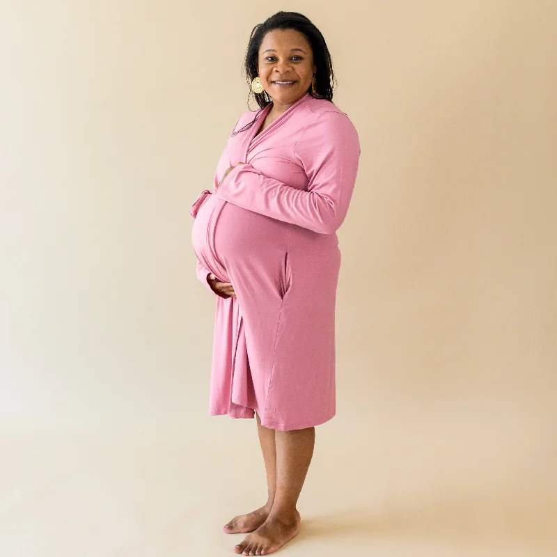 women robes for a spa - like experience at homeWomen’s Lounge Robe in Apple Blossom