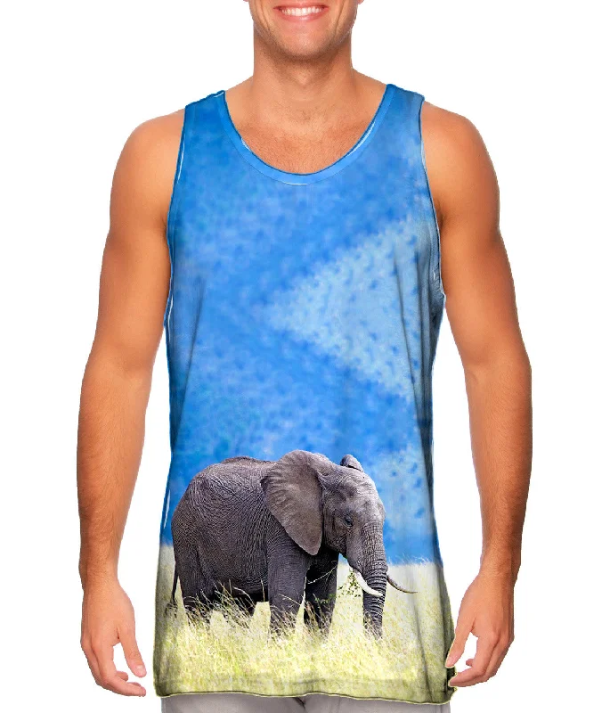 Elephant In Tall Grass