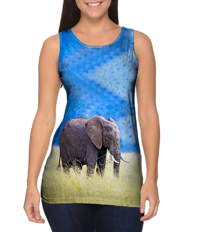 Elephant In Tall Grass