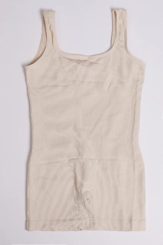 Beige Seamless Sculpting Bodysuit