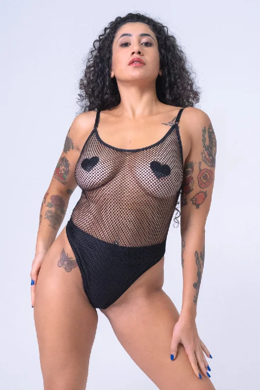 Sorte Self Reflection Bodysuit - Mesh Black