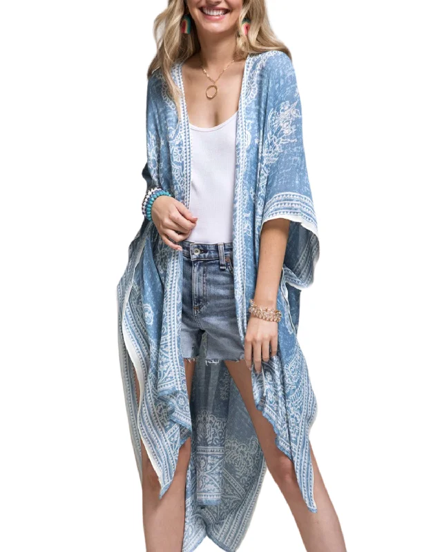 Urbanista Damask & Paisley Print Kimono (More colors available) - 25U2064